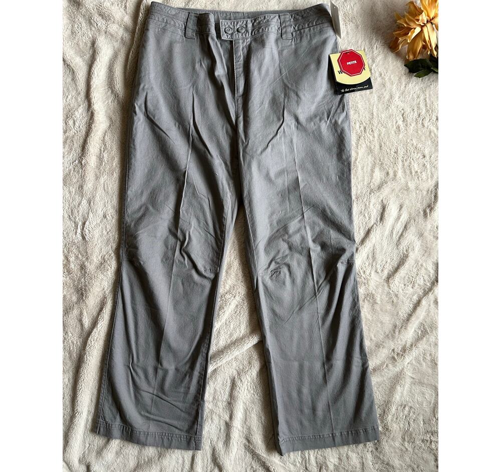 Woolrich Womens Montevallo Pants Size 14 Petite Pewter